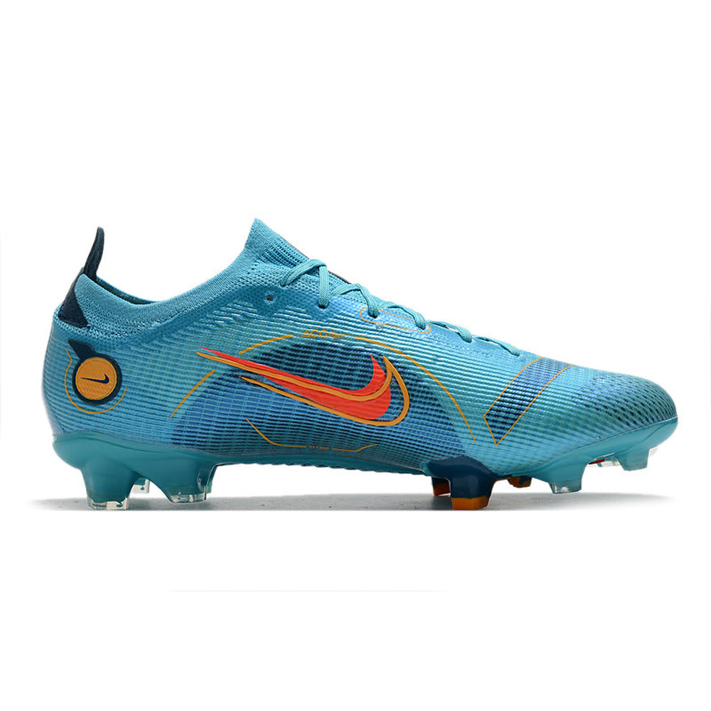 Chuteira Campo Nike Mercurial Vapor 14 Elite FG Azul 