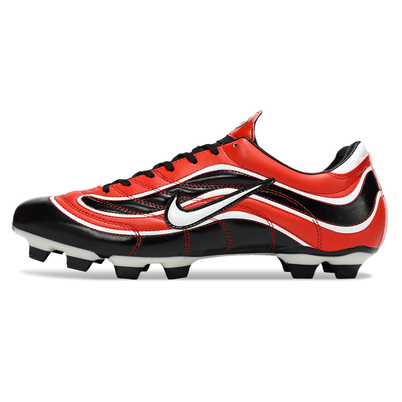 Chuteira Campo Nike Mercurial Vapor 1998 FG Preto, Vermelho e Branco