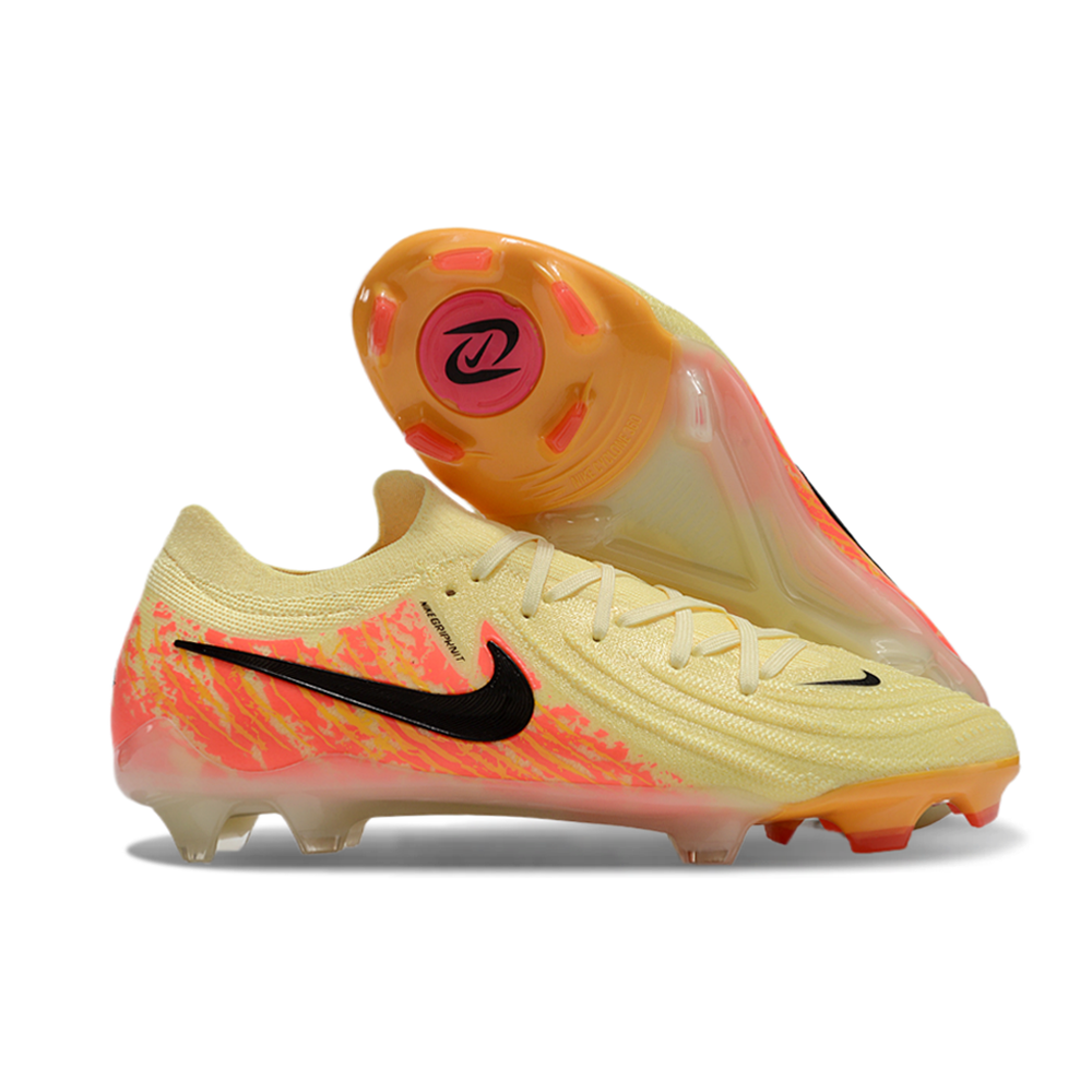 Chuteira Campo Nike Phantom GX 2 Elite FG Amarelo e Laranja