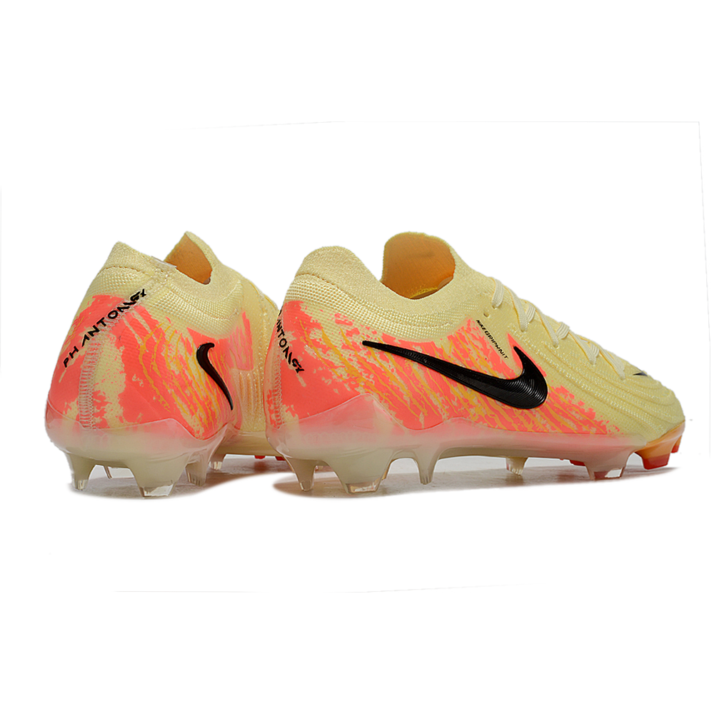 Chuteira Campo Nike Phantom GX 2 Elite FG Amarelo e Laranja