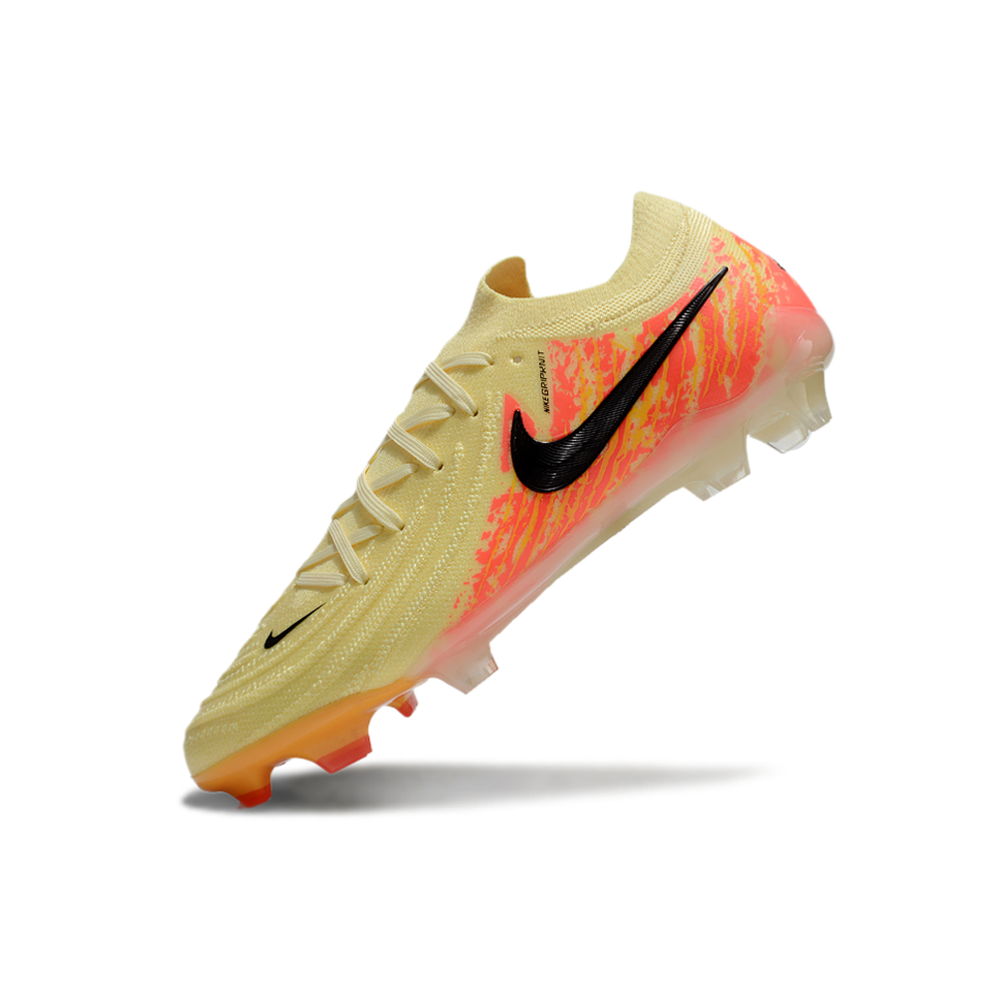 Chuteira Campo Nike Phantom GX 2 Elite FG Amarelo e Laranja