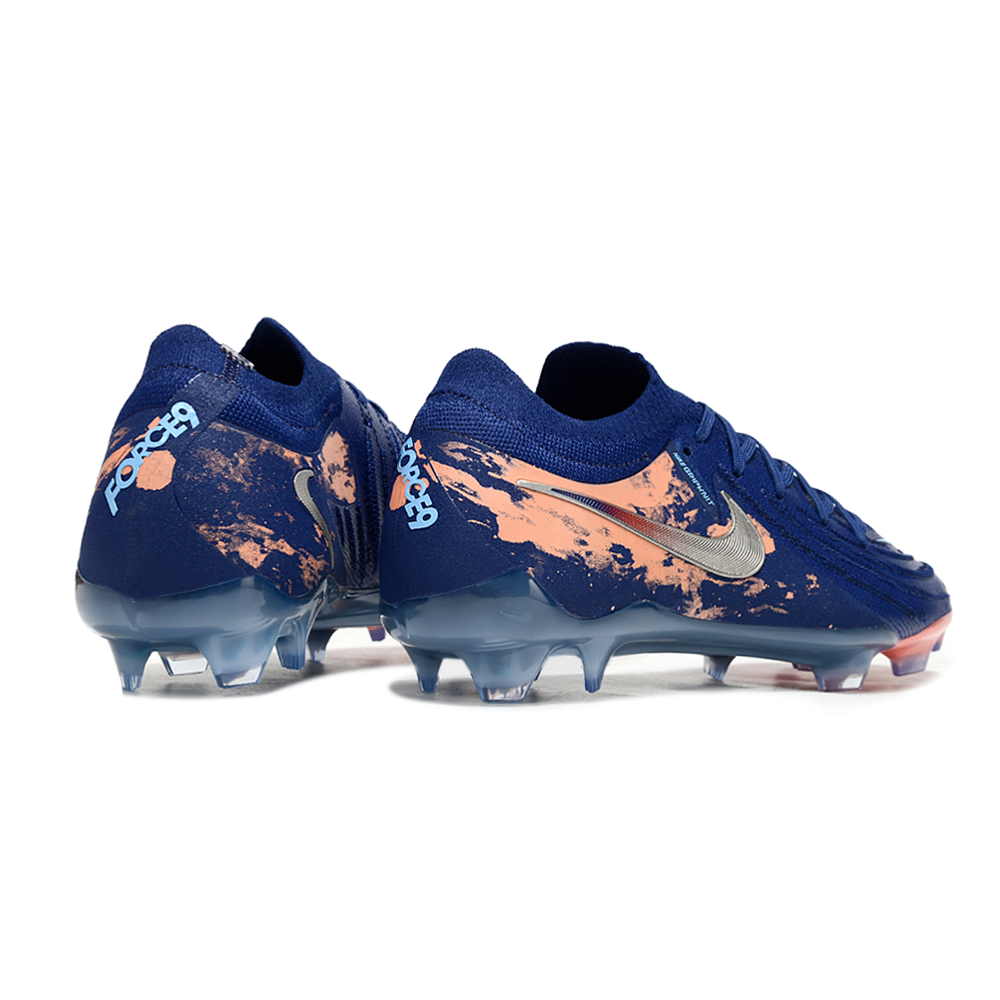 Chuteira Campo Nike Phantom GX 2 Elite FG Azul e Laranja