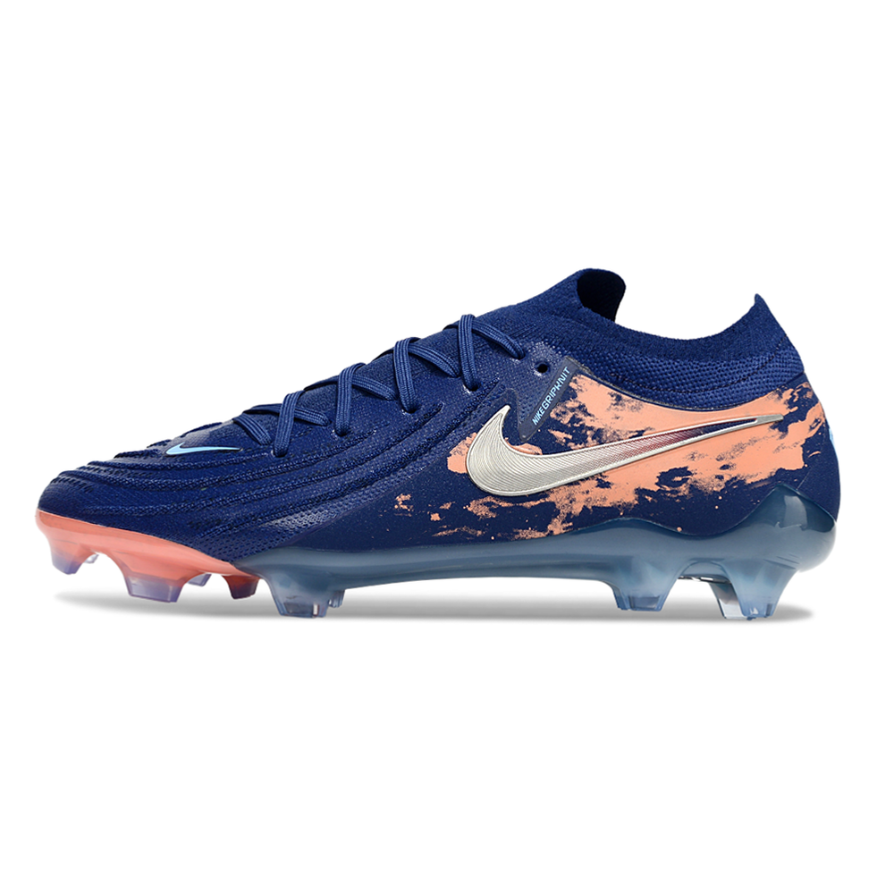 Chuteira Campo Nike Phantom GX 2 Elite FG Azul e Laranja