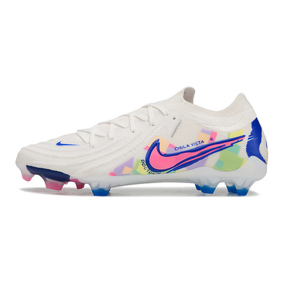 Chuteira Campo Nike Phantom GX 2 Elite FG Branca e Colorida 
