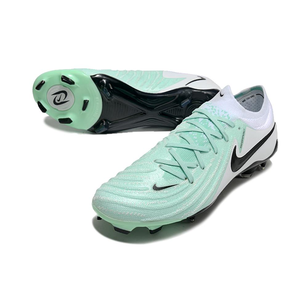 Chuteira Campo Nike Phantom GX 2 Elite FG Branca e Verde