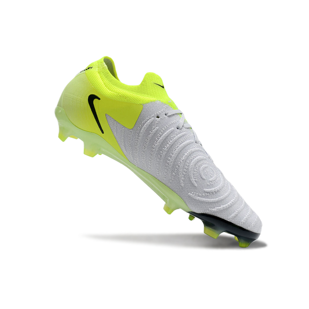 Chuteira Campo Nike Phantom GX 2 Elite FG Cinza e Verde 