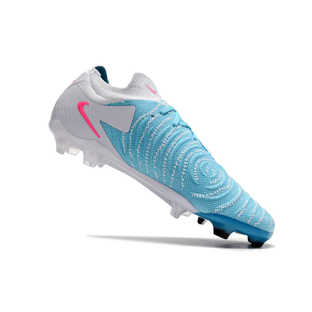 Chuteira Campo Nike Phantom GX 2 Elite FG Cinza, Azul e Rosa