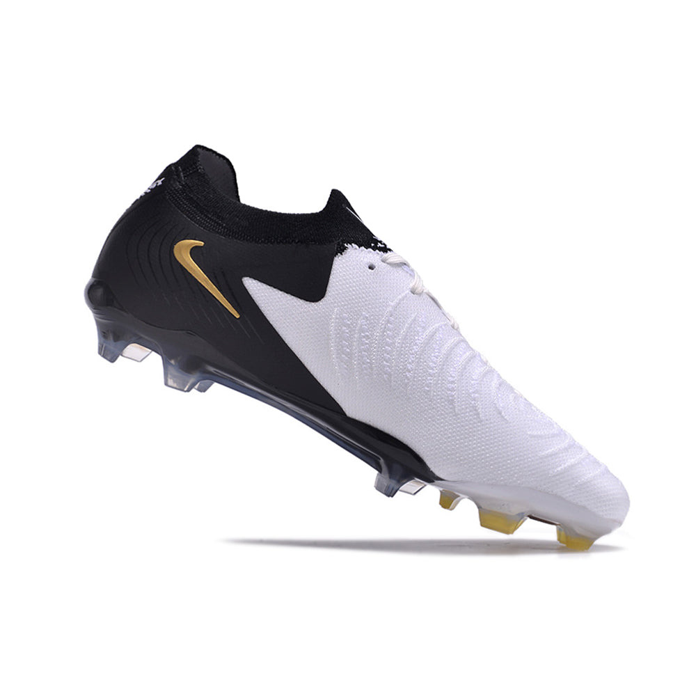 Chuteira Campo Nike Phantom GX 2 Elite FG Preta e Branca 