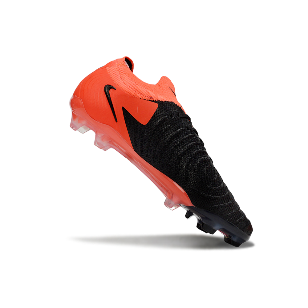 Chuteira Campo Nike Phantom GX 2 Elite FG Preta e Vermelha