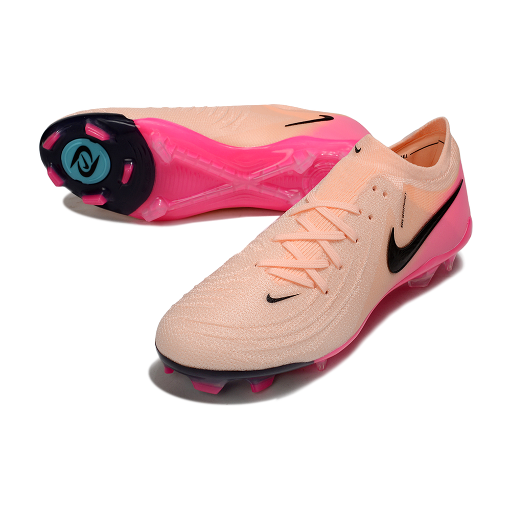 Chuteira Campo Nike Phantom GX 2 Elite FG Rosa e Preto 