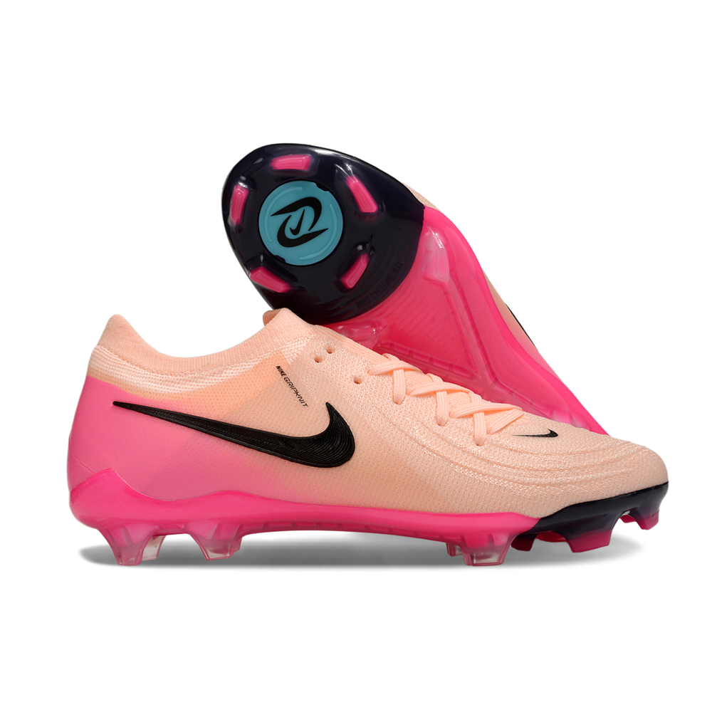 Chuteira Campo Nike Phantom GX 2 Elite FG Rosa e Preto 