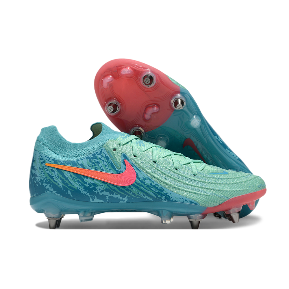 Chuteira Campo Nike Phantom GX 2 Elite Trava Mista Azul