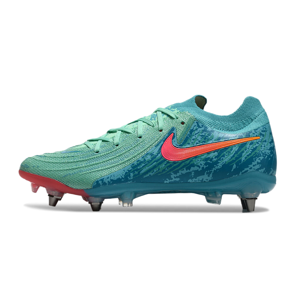 Chuteira Campo Nike Phantom GX 2 Elite Trava Mista Azul