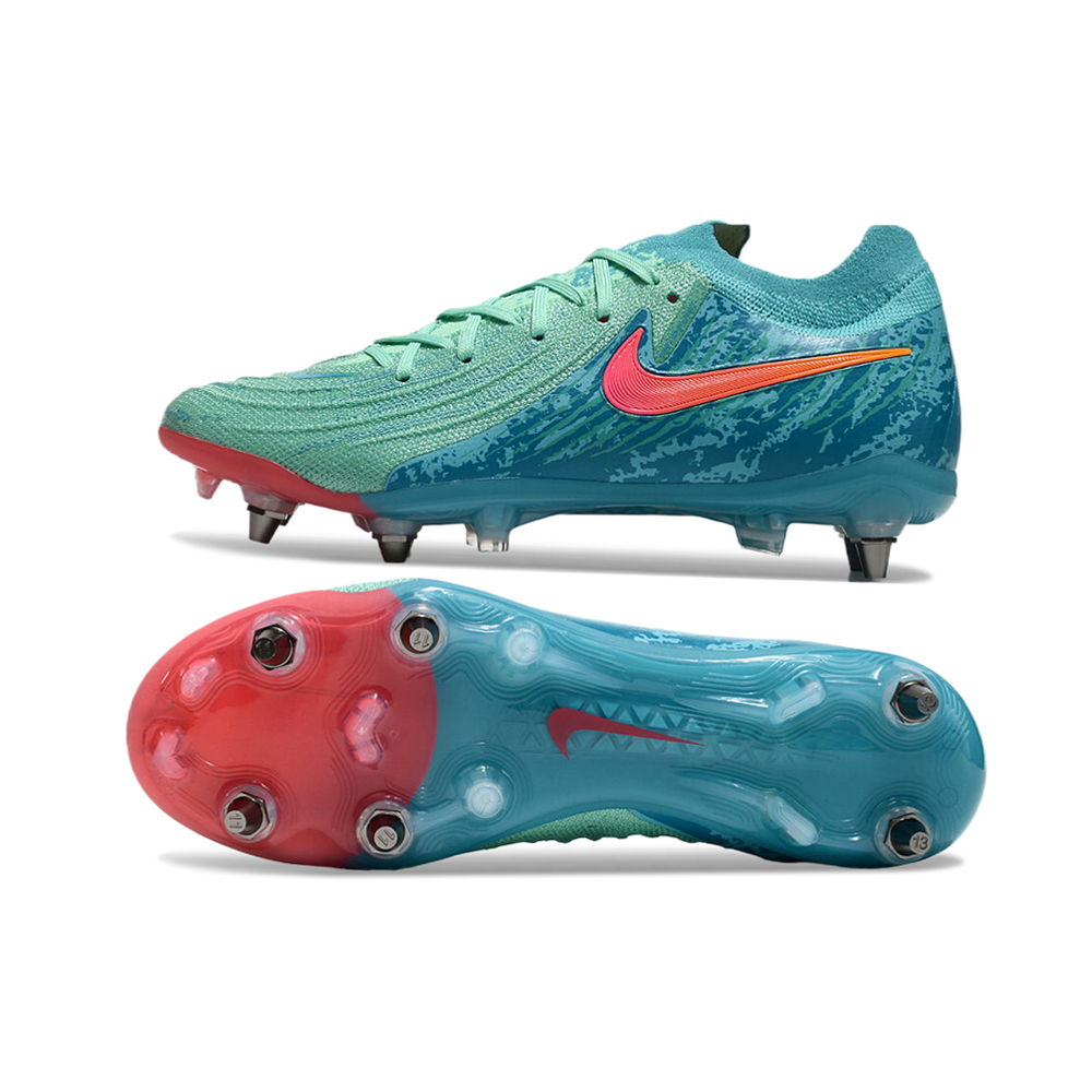 Chuteira Campo Nike Phantom GX 2 Elite Trava Mista Azul
