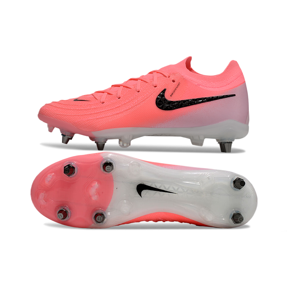 Chuteira Campo Nike Phantom GX 2 Elite Trava Mista Rosa