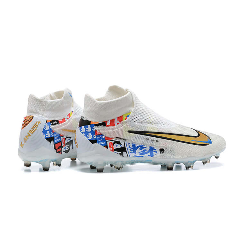 Chuteira Campo Nike Phantom GX DF Elite FG Branca 