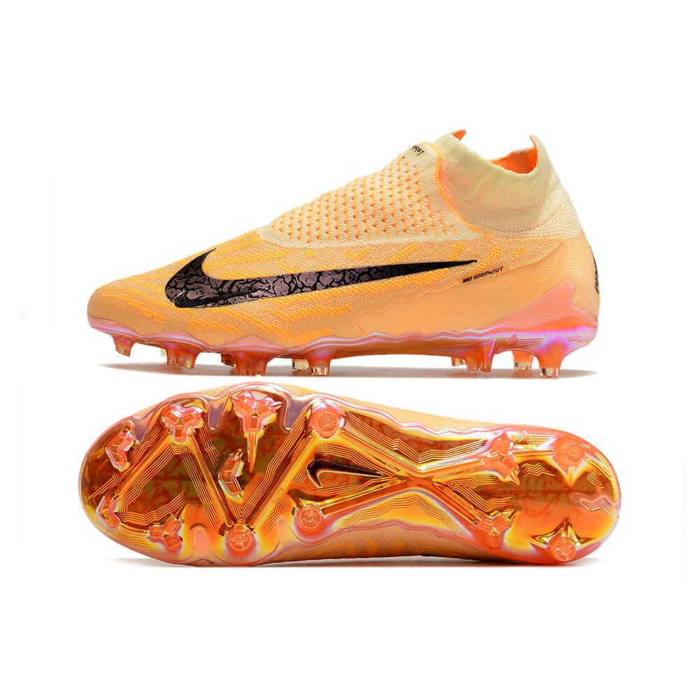 Chuteira Campo Nike Phantom GX DF Elite FG Laranja 