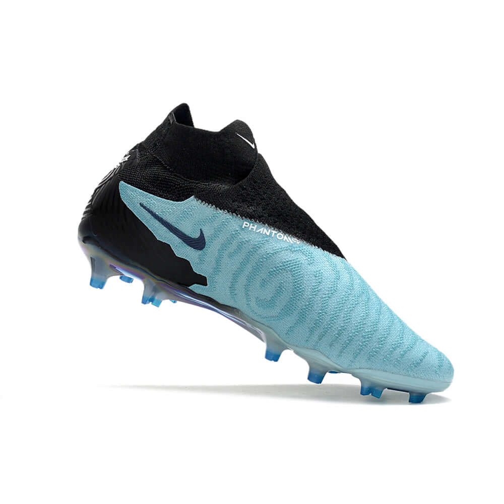 Chuteira Campo Nike Phantom GX DF Elite FG Preta e Azul