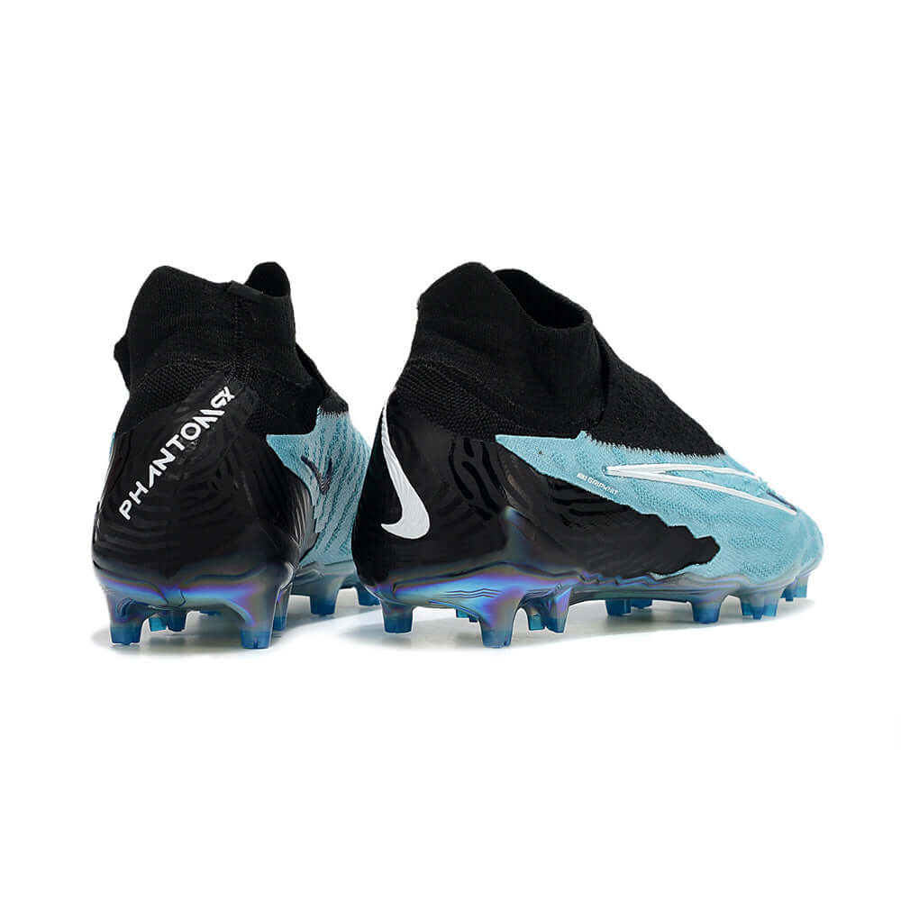 Chuteira Campo Nike Phantom GX DF Elite FG Preta e Azul