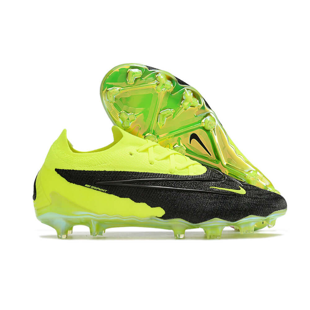 Chuteira Campo Nike Phantom GX DF Elite FG Preta e Verde