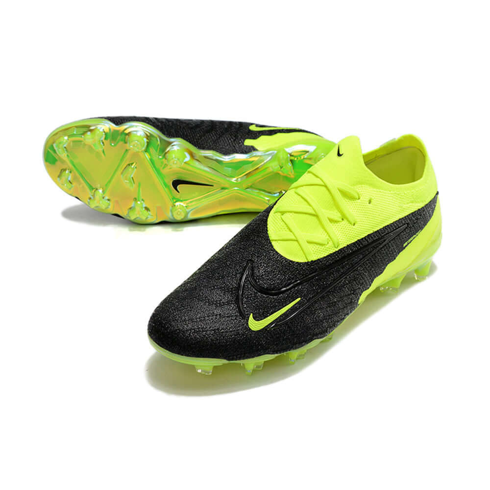 Chuteira Campo Nike Phantom GX DF Elite FG Preta e Verde