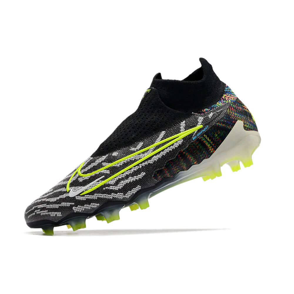 Chuteira Campo Nike Phantom GX DF Elite FG Preta e Verde 