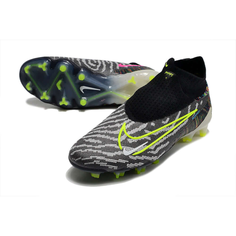 Chuteira Campo Nike Phantom GX DF Elite FG Preta e Verde 