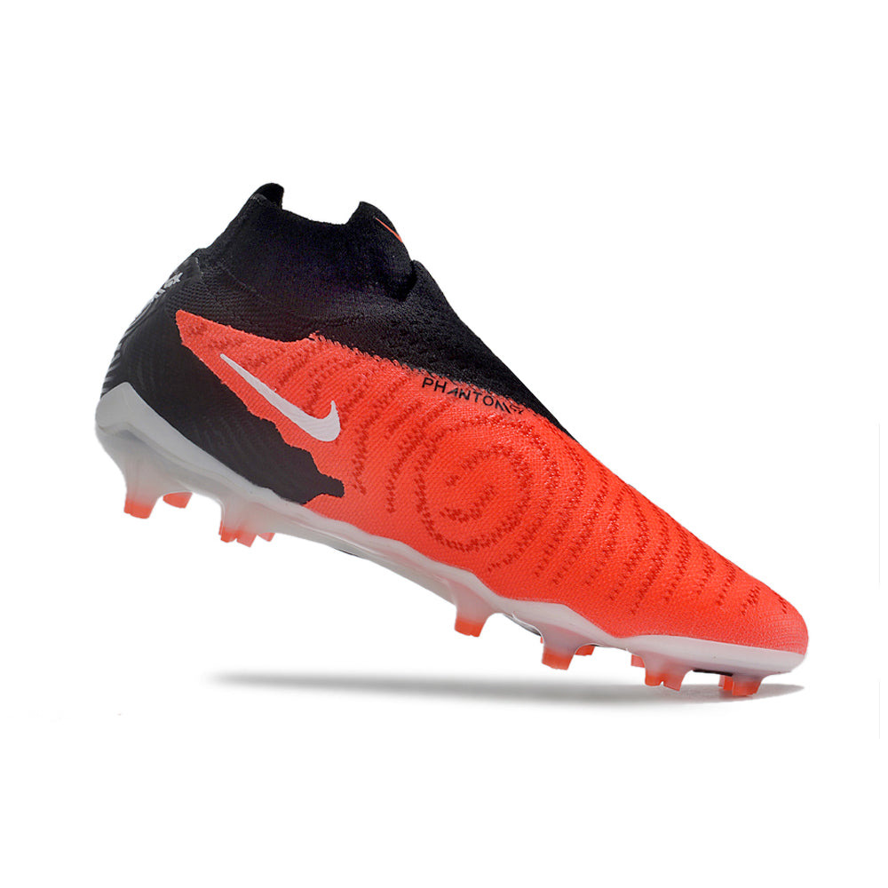 Chuteira Campo Nike Phantom GX DF Elite FG Preta e Vermelha 