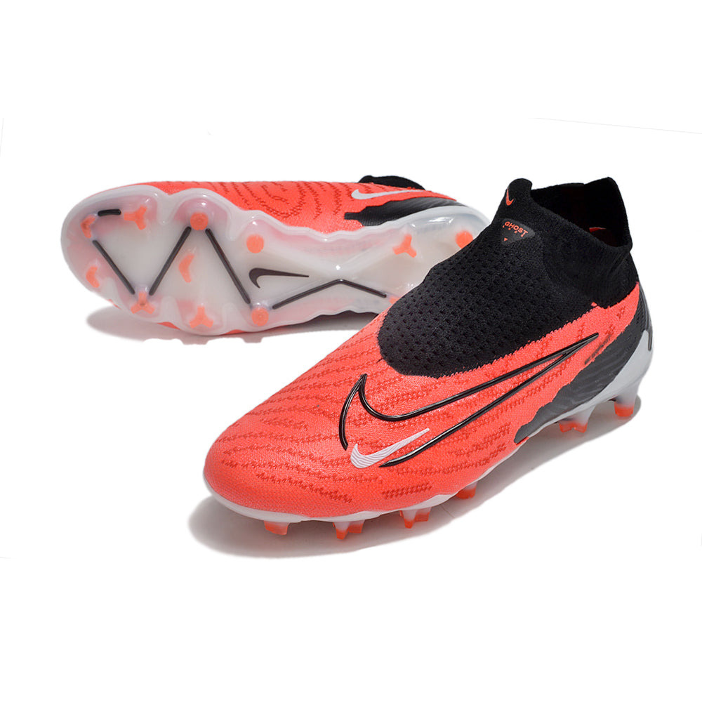 Chuteira Campo Nike Phantom GX DF Elite FG Preta e Vermelha 
