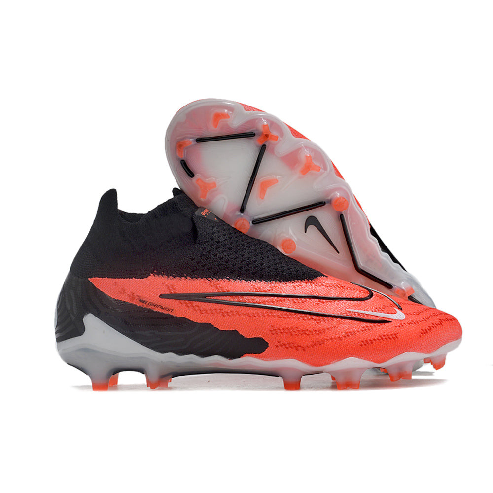 Chuteira Campo Nike Phantom GX DF Elite FG Preta e Vermelha 