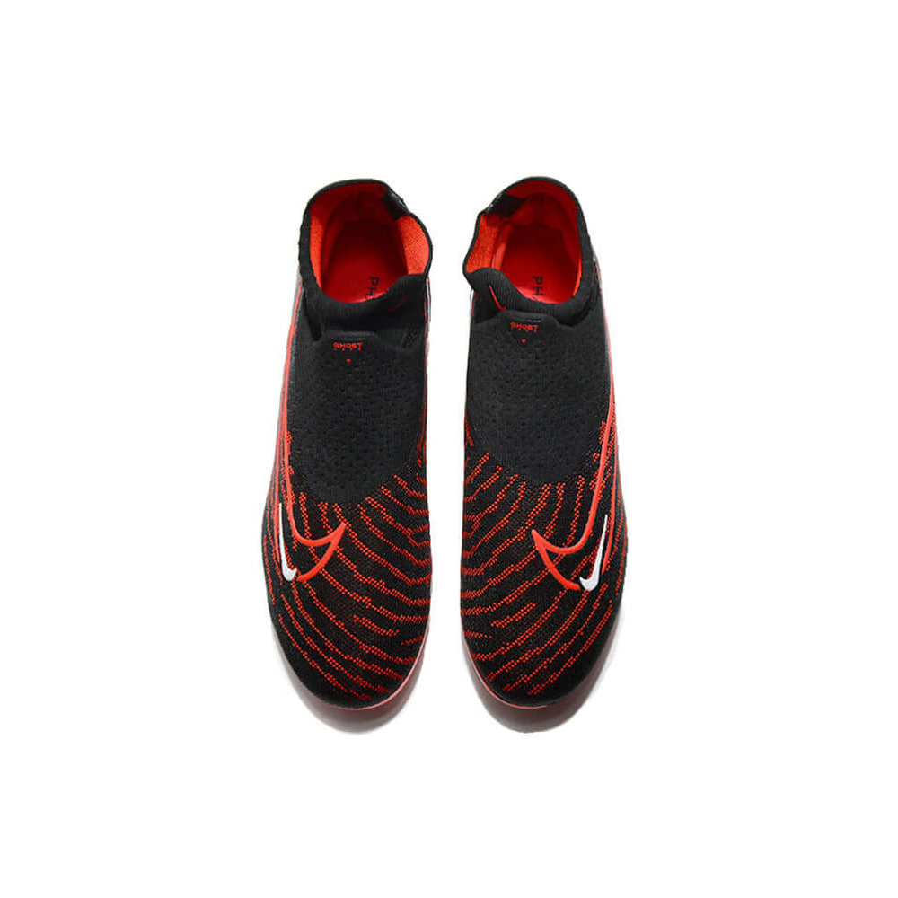 Chuteira Campo Nike Phantom GX DF Elite FG Preta e Vermelho
