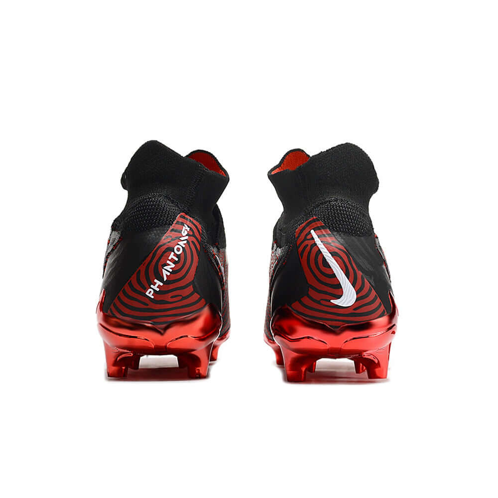 Chuteira Campo Nike Phantom GX DF Elite FG Preta e Vermelho