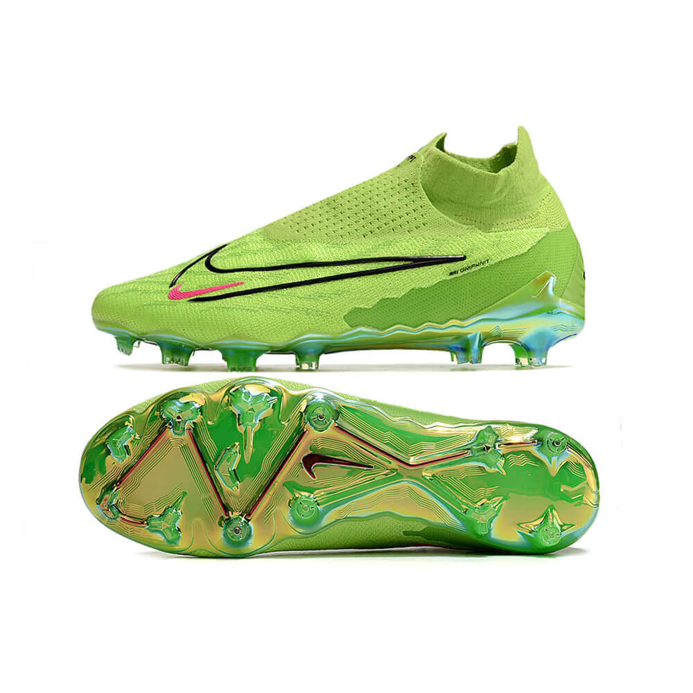 Chuteira Campo Nike Phantom GX DF Elite FG Verde