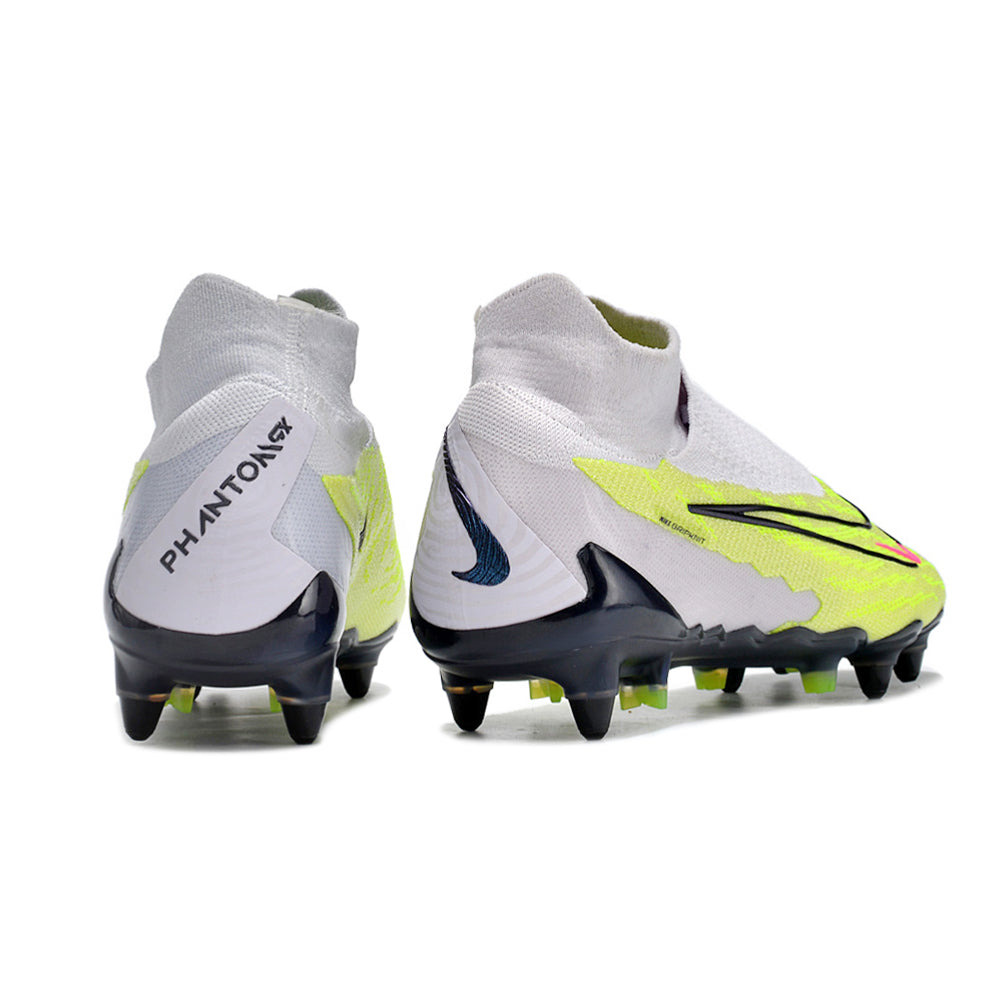 Chuteira Campo Nike Phantom GX DF Elite Ponta de Aluminio Cinza e Verde 