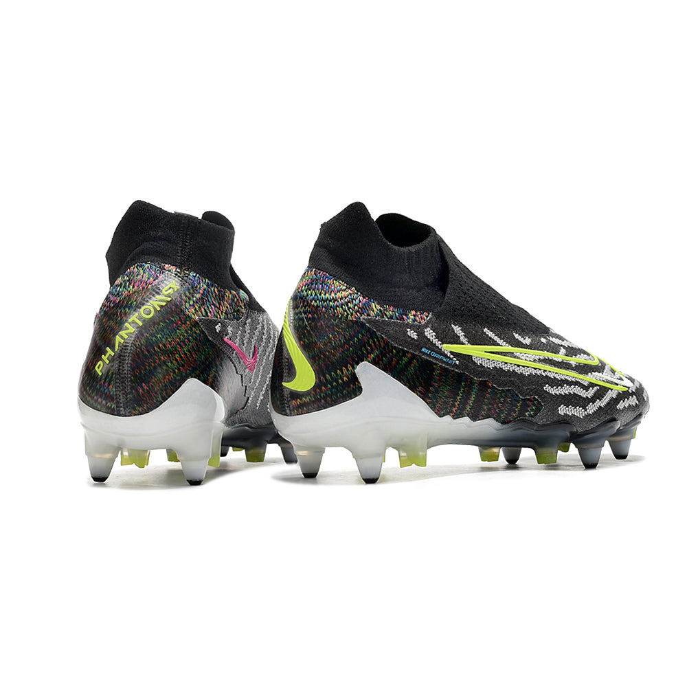 Chuteira Campo Nike Phantom GX DF Elite Ponta de Aluminio Preta e Verde 
