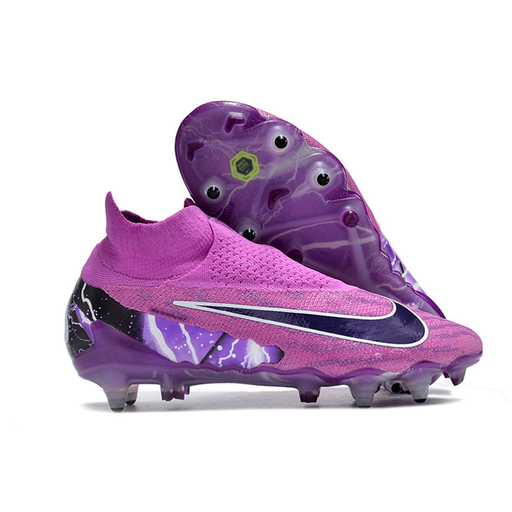 Chuteira Campo Nike Phantom GX DF Elite Ponta de Aluminio Roxa 