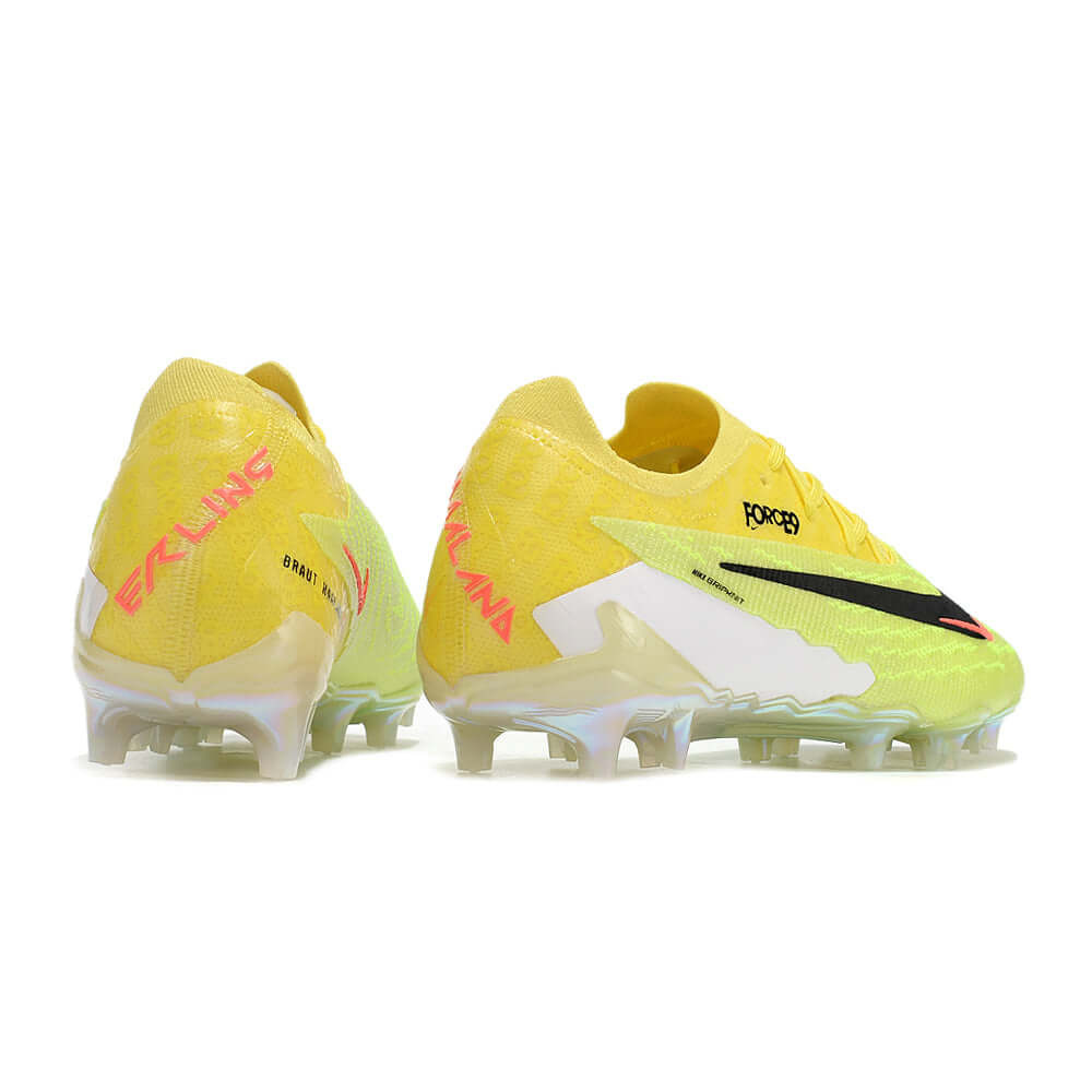 Chuteira Campo Nike Phantom GX Elite FG Amarela e Verde 