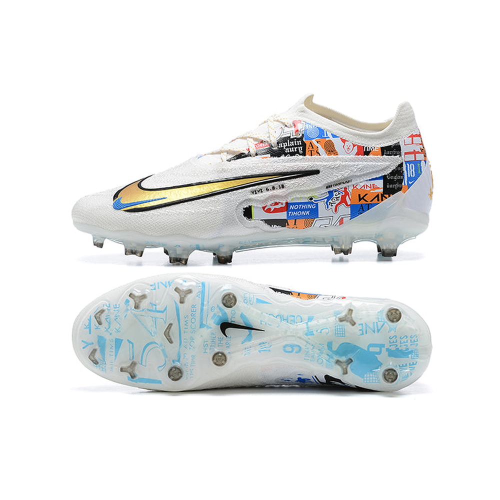 Chuteira Campo Nike Phantom GX Elite FG Branca 