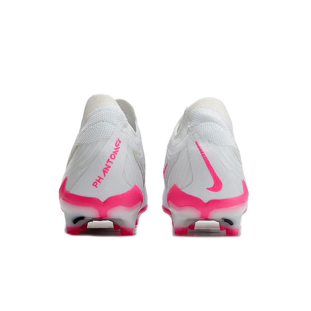 Chuteira Campo Nike Phantom GX Elite FG Branca e Rosa