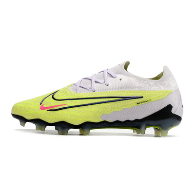 Chuteira Campo Nike Phantom GX Elite FG Branca e Verde 