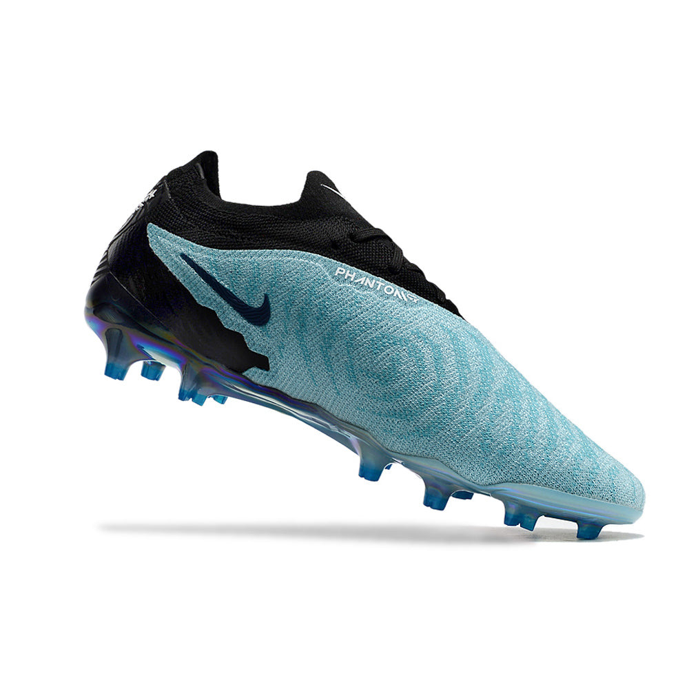 Chuteira Campo Nike Phantom GX Elite FG Preta e Azul