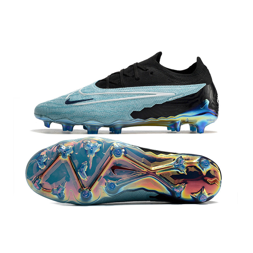 Chuteira Campo Nike Phantom GX Elite FG Preta e Azul