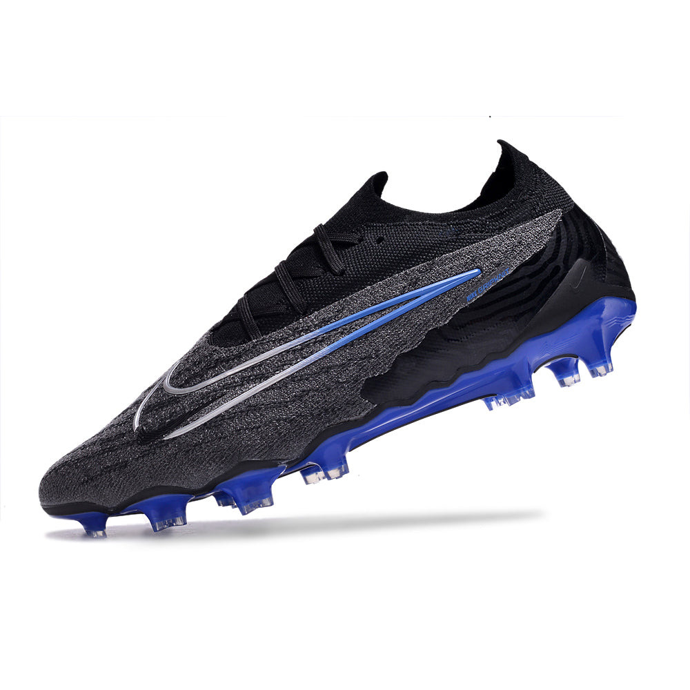 Chuteira Campo Nike Phantom GX Elite FG Preta e Azul 