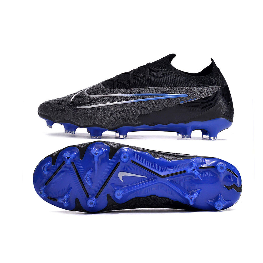 Chuteira Campo Nike Phantom GX Elite FG Preta e Azul 