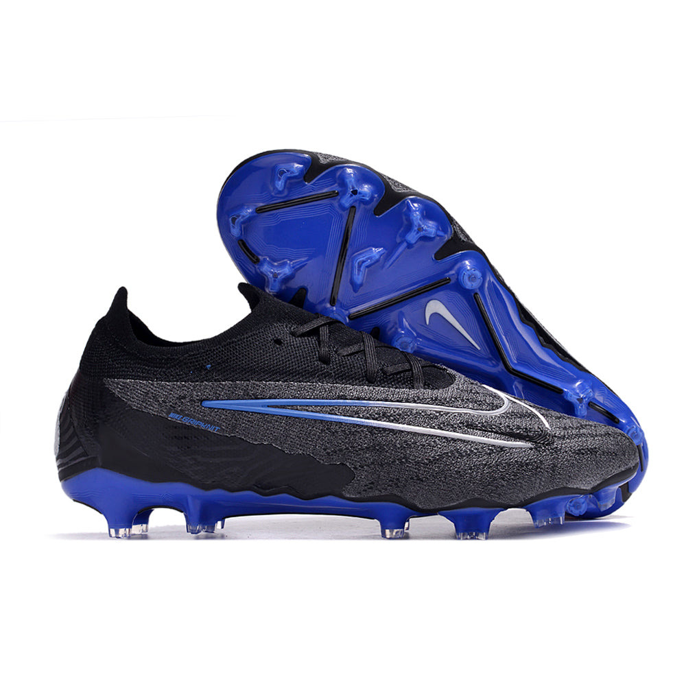 Chuteira Campo Nike Phantom GX Elite FG Preta e Azul 