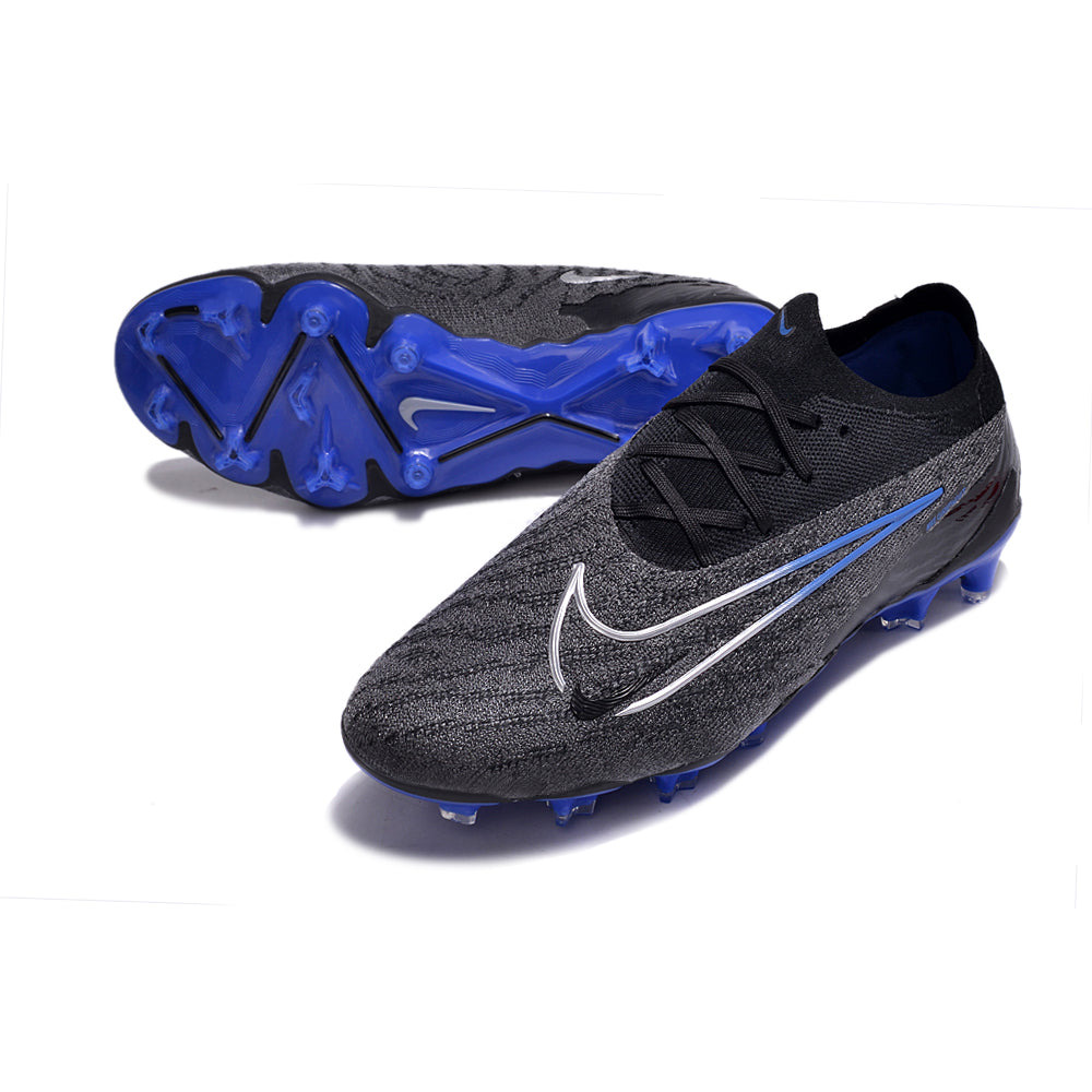 Chuteira Campo Nike Phantom GX Elite FG Preta e Azul 