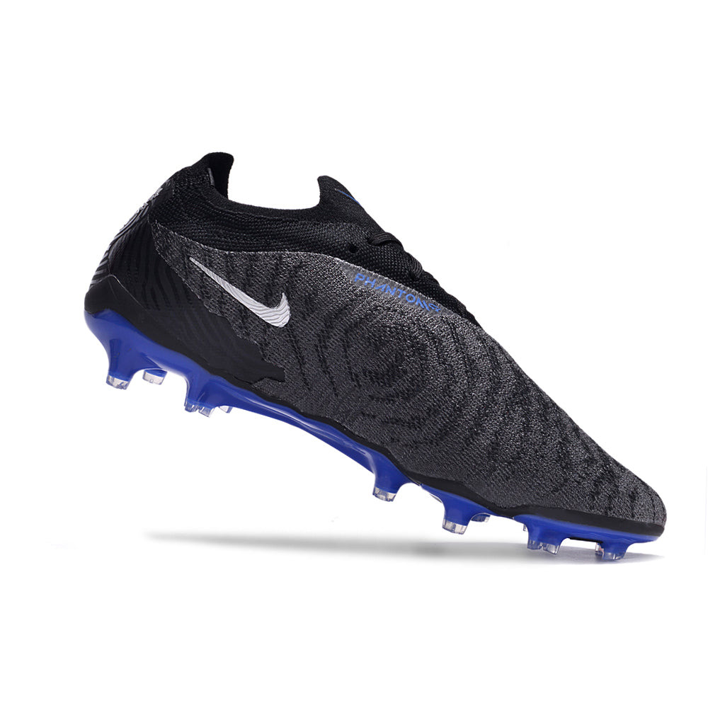 Chuteira Campo Nike Phantom GX Elite FG Preta e Azul 
