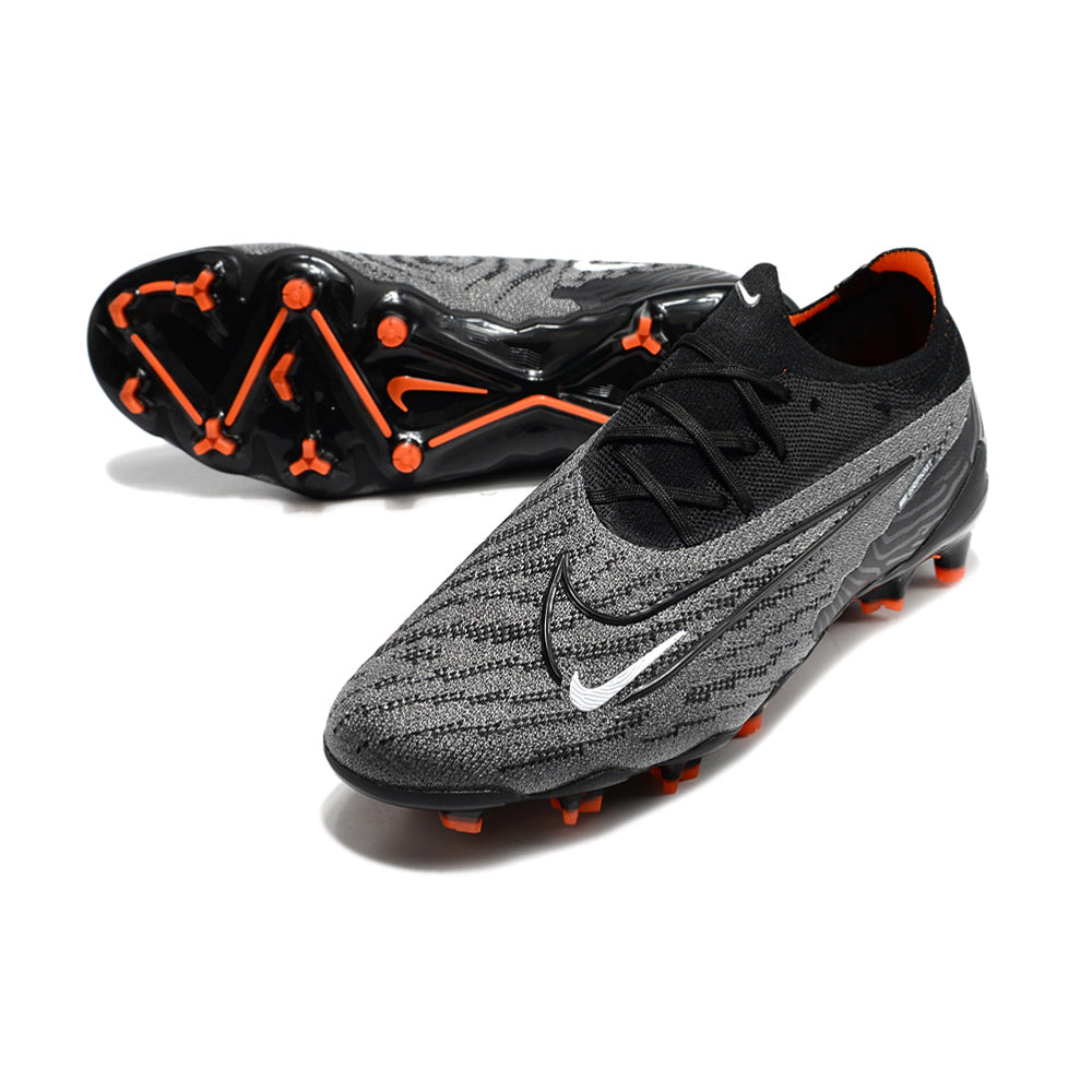Chuteira Campo Nike Phantom GX Elite FG Preta e Laranja 