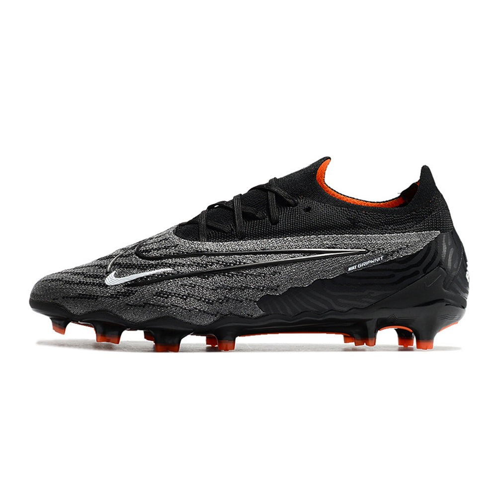 Chuteira Campo Nike Phantom GX Elite FG Preta e Laranja 