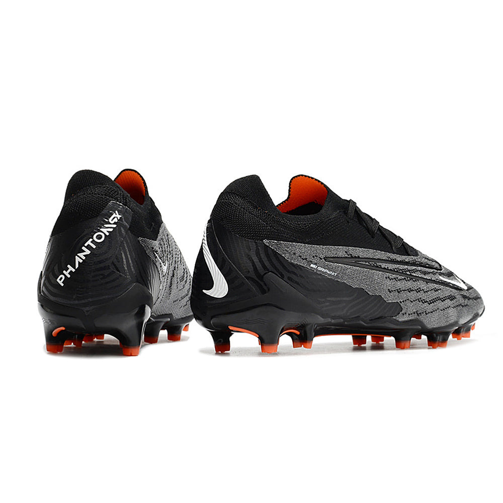Chuteira Campo Nike Phantom GX Elite FG Preta e Laranja 